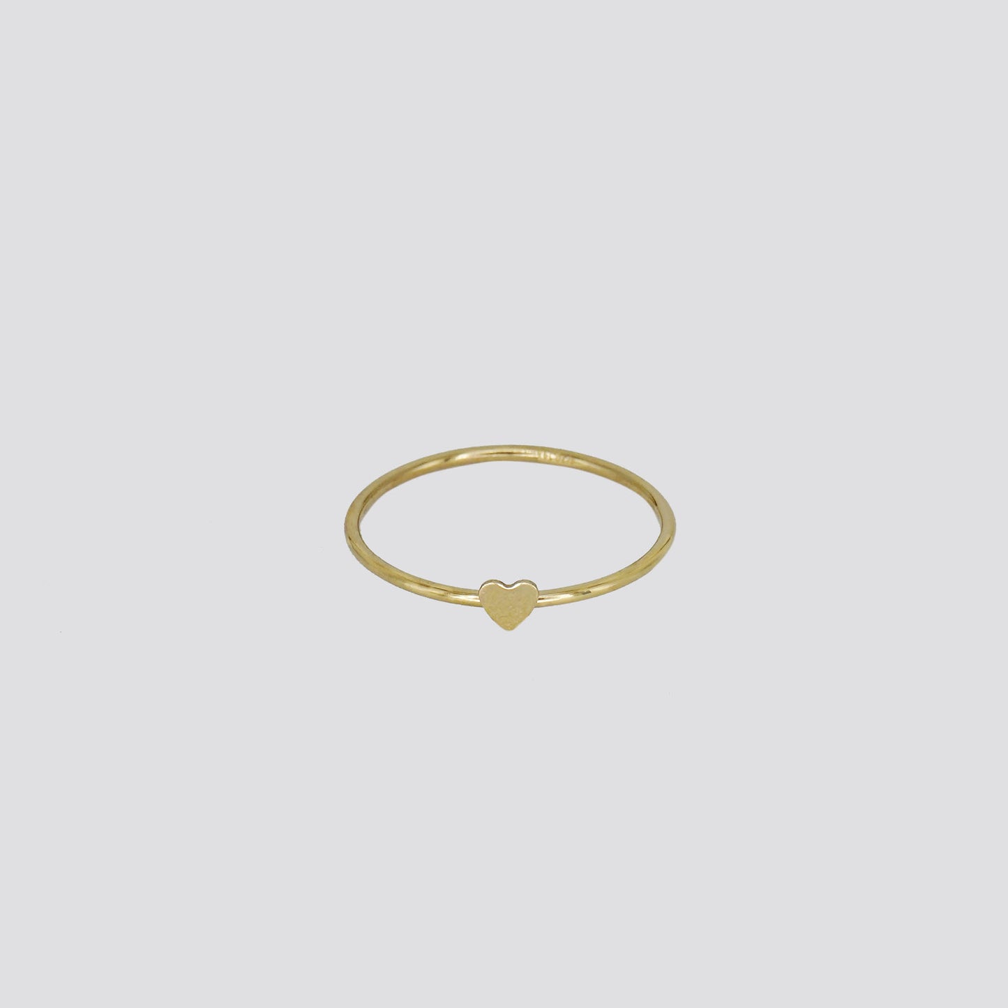 Petite Heart Band Ring image 0