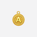 Signature Coin Initial Necklace