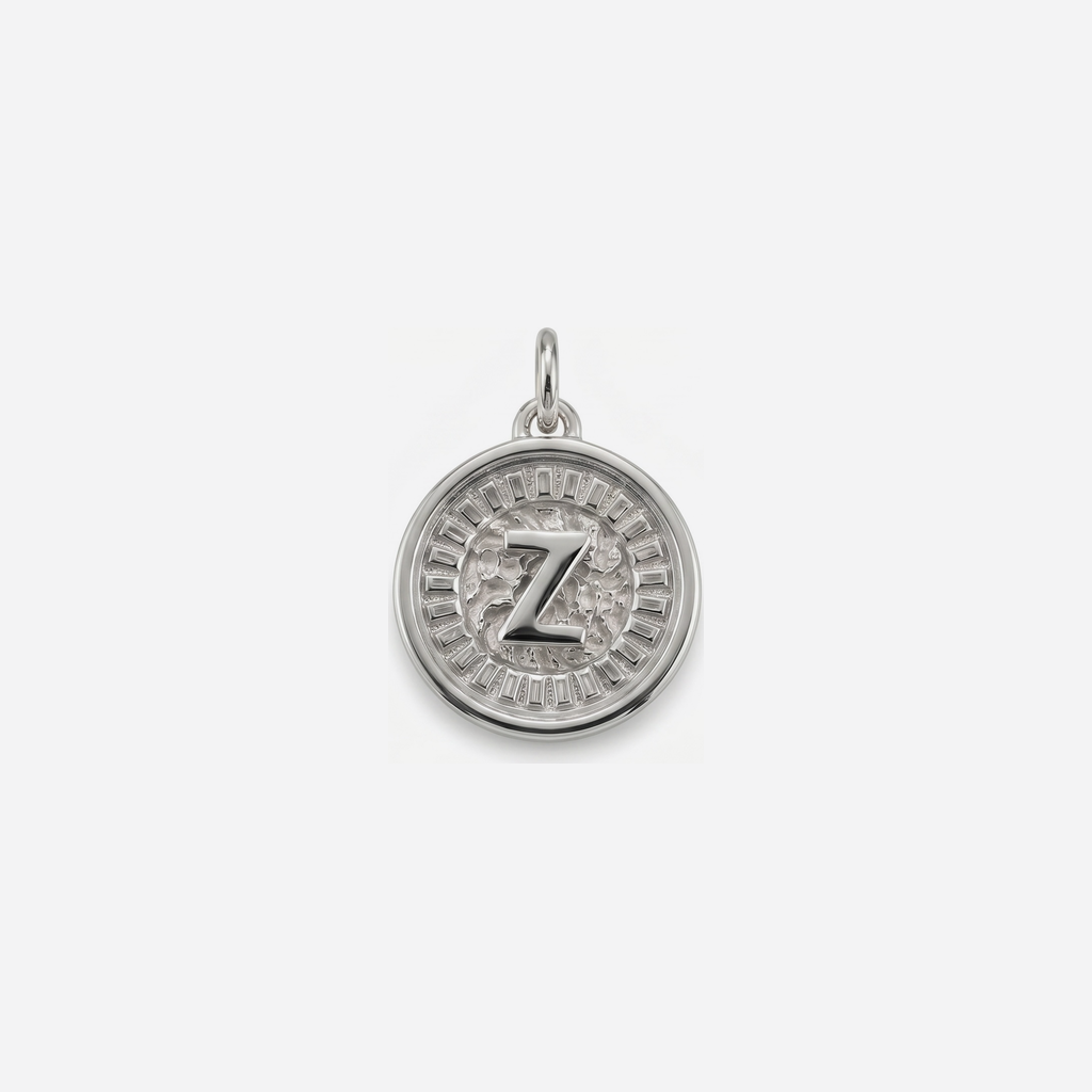 Coin Initial Z Silver