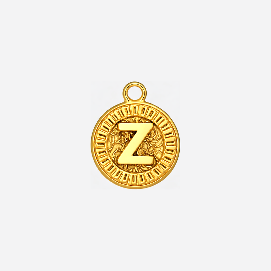 Coin Initial Z Gold