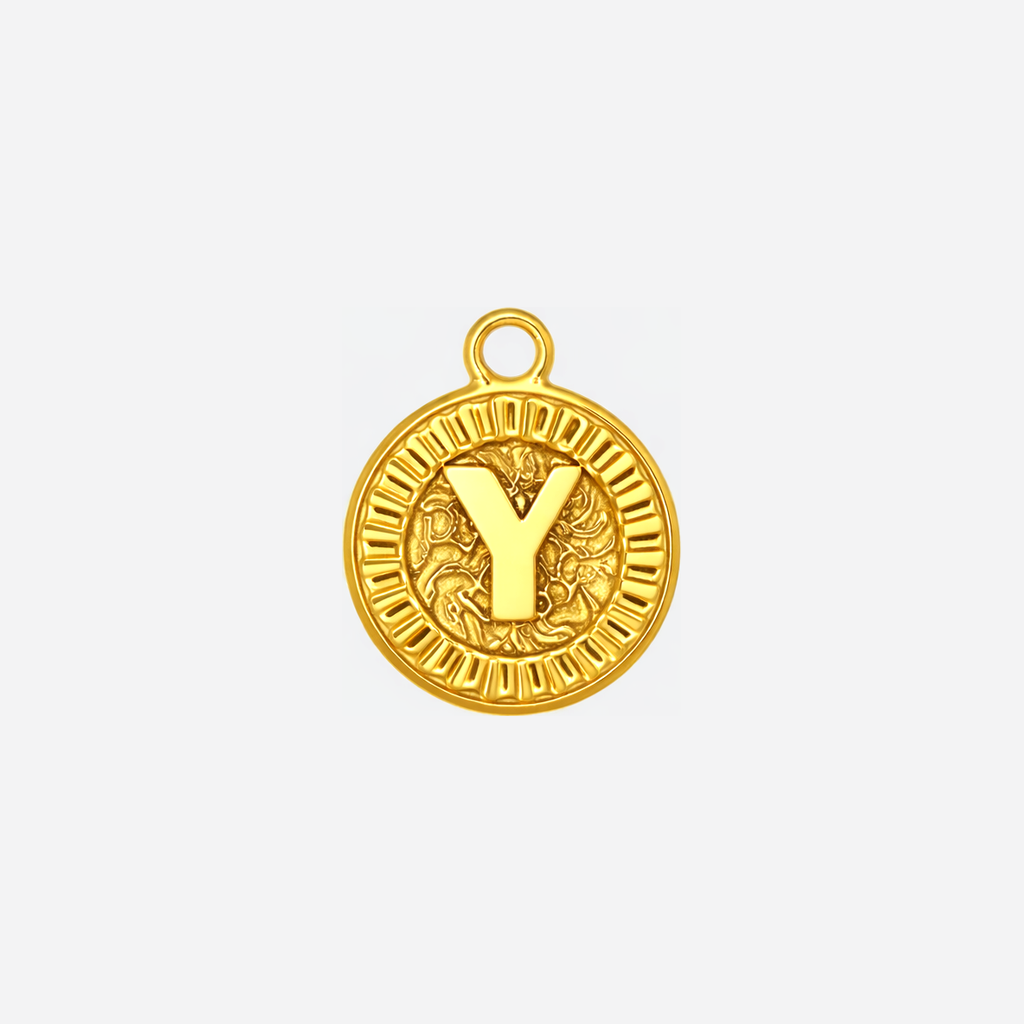 Coin Initial Y Gold