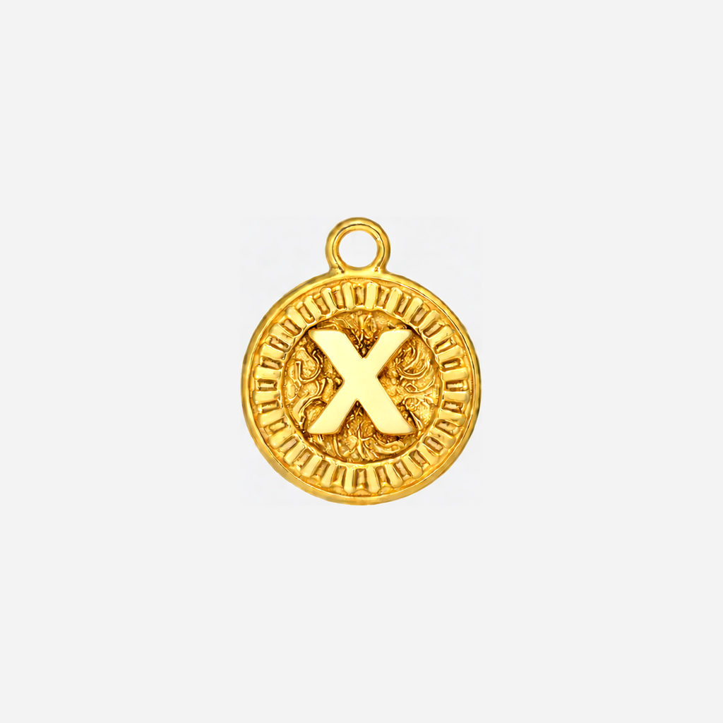 Coin Initial X Gold
