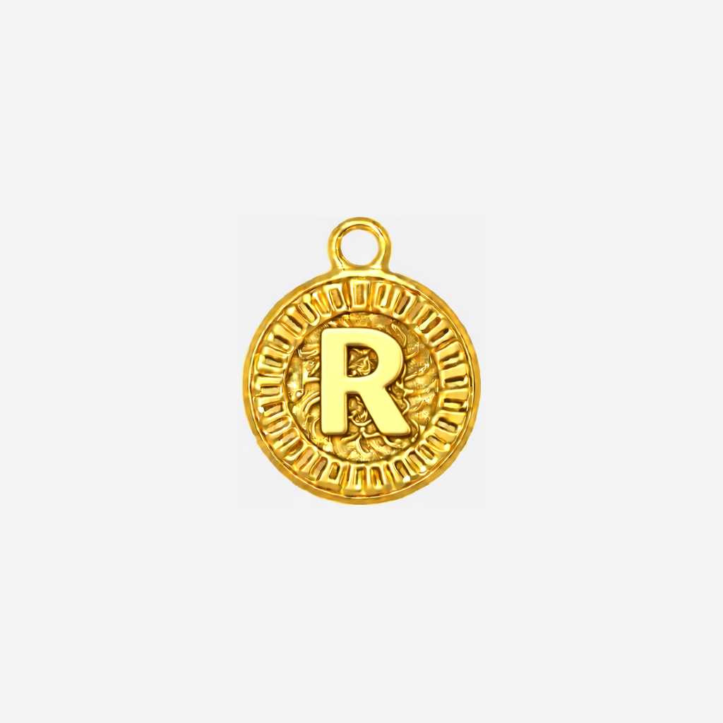 Coin Initial R Gold