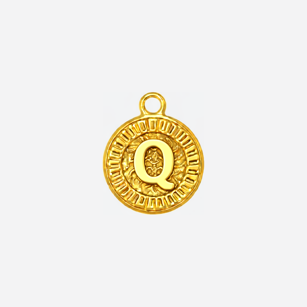 Coin Initial Q Gold
