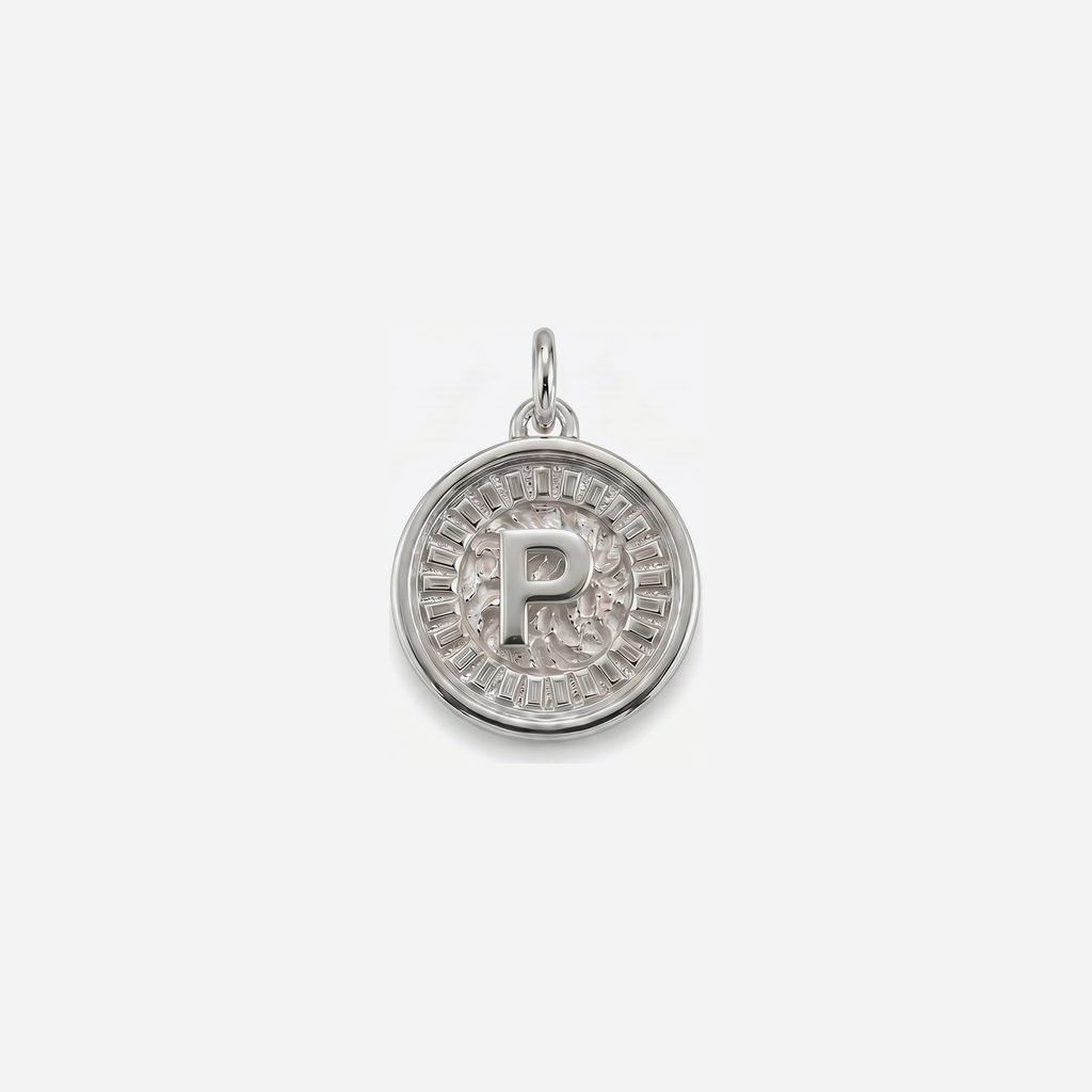 Coin Initial P Silver