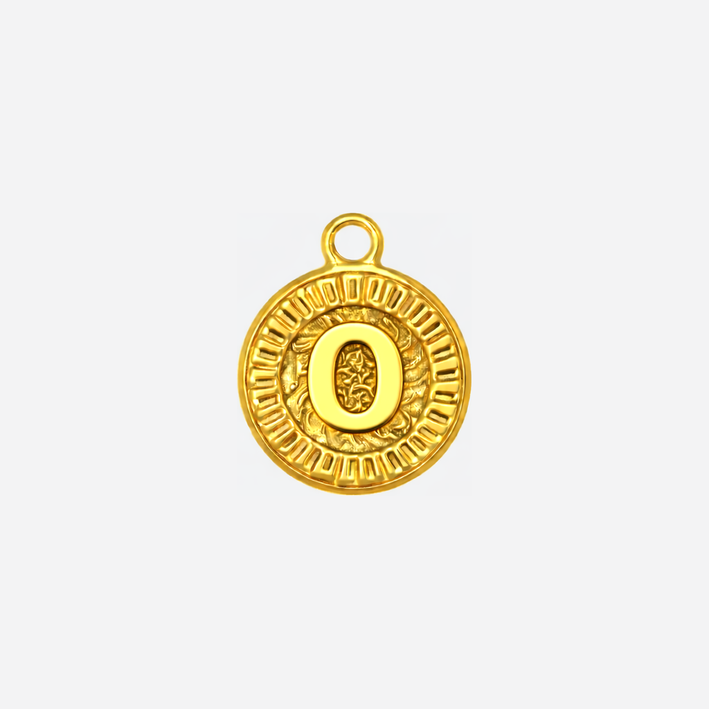 Coin Initial O Gold