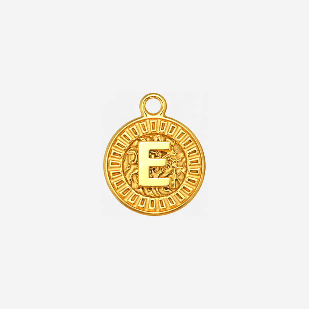 Coin Initial E Gold