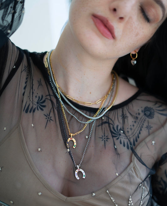 Just Your Luck Horseshoe Necklace image 1