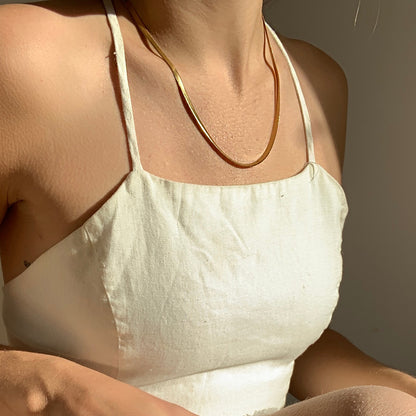 Focus Herringbone Chain Necklace image 2