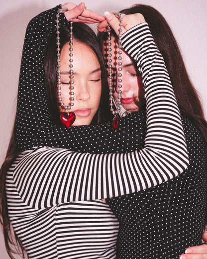 Glass Heart Necklace image 5