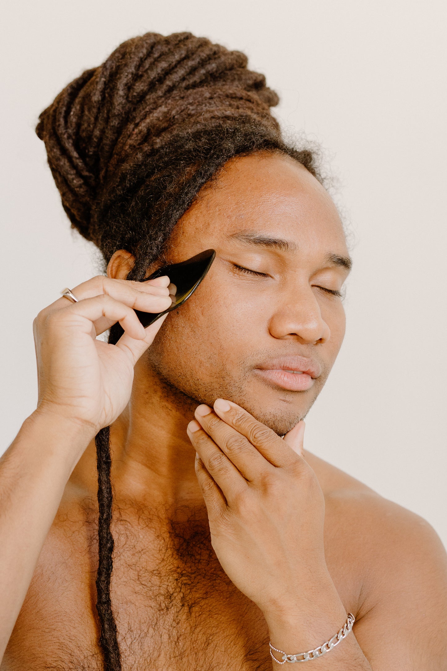 Nephrite Jade Gua Sha Stone image 1