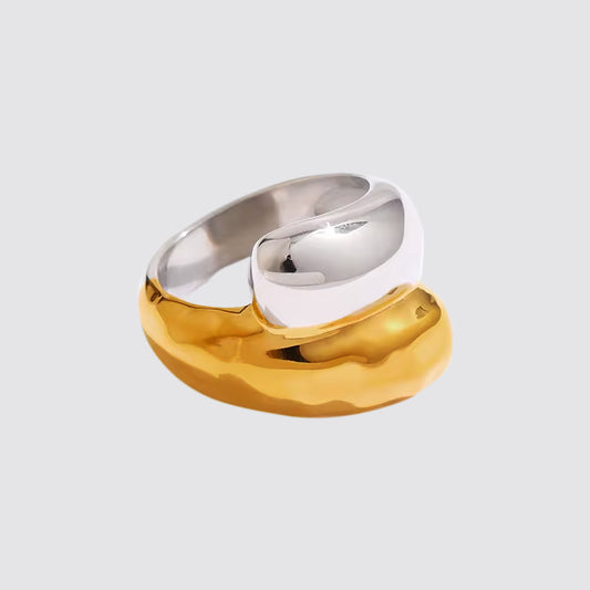Two Tone Hug Ring image 0