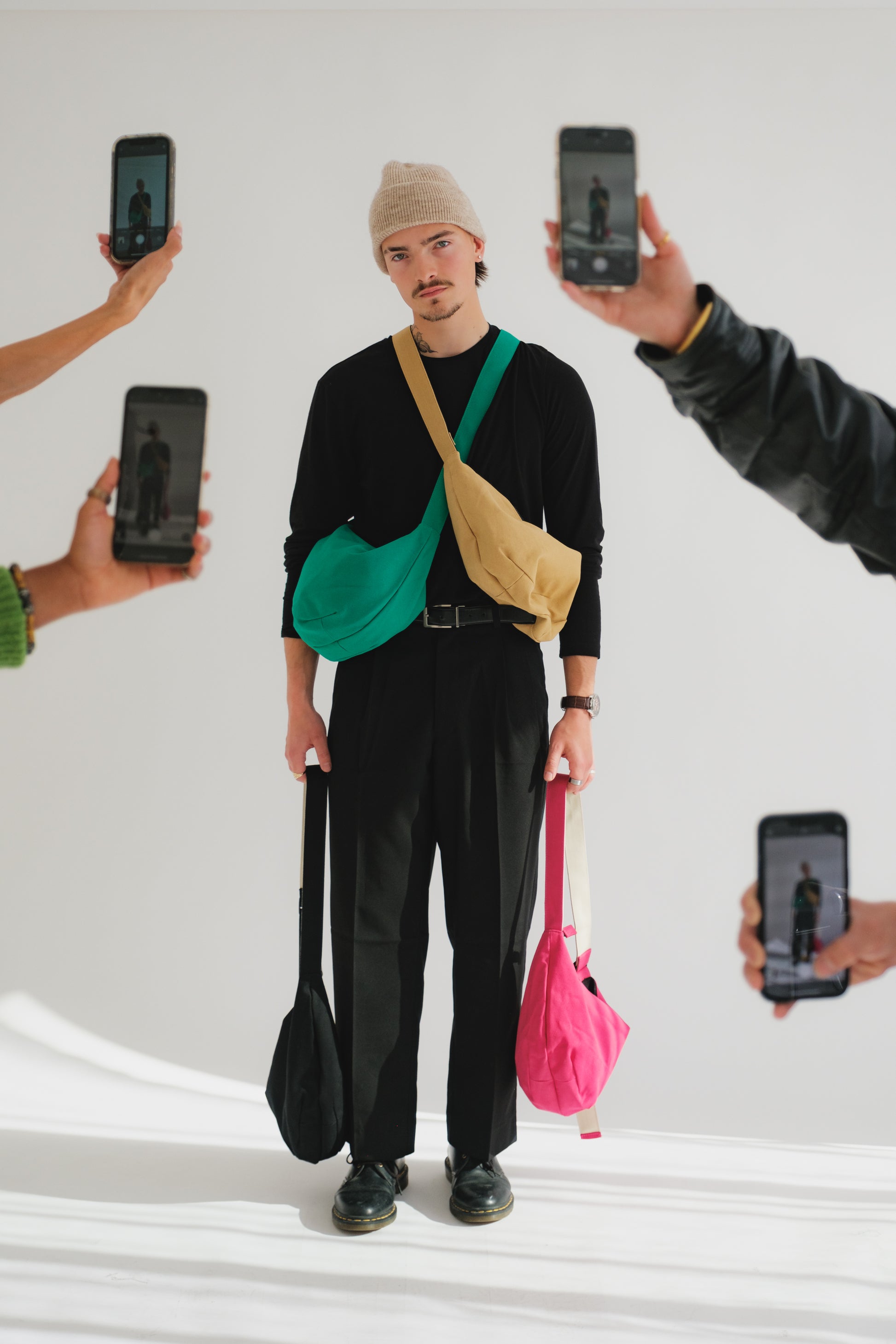 Crescent Cross-Body Shoulder Bag image 5