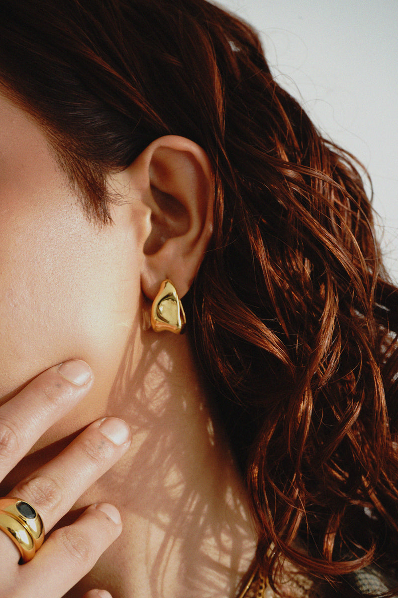 Liquid Hoop Studs image 0