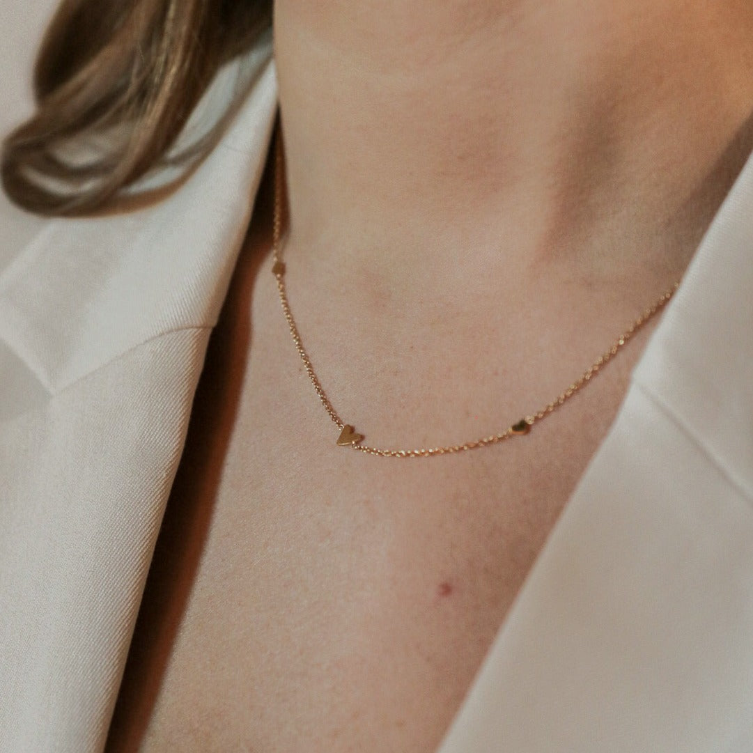 3 of Hearts Necklace image 0