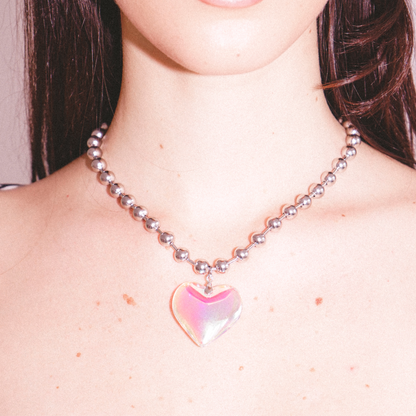 Glass Heart Necklace image 0