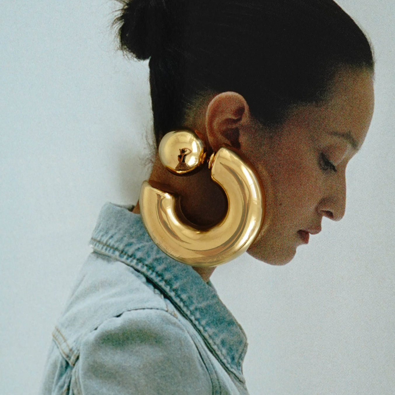 Trilogy Hoop Studs image 4