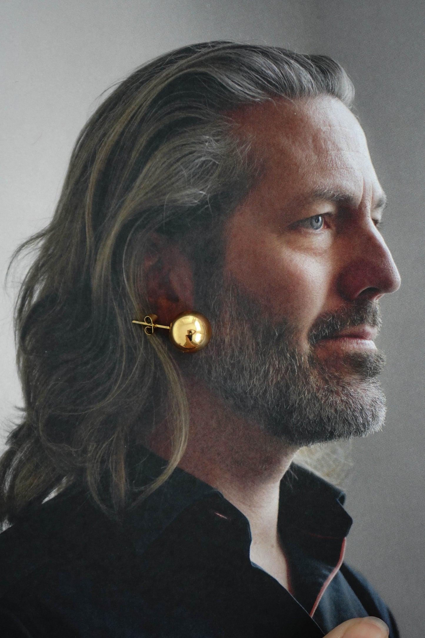 Trilogy Hoop Studs image 2