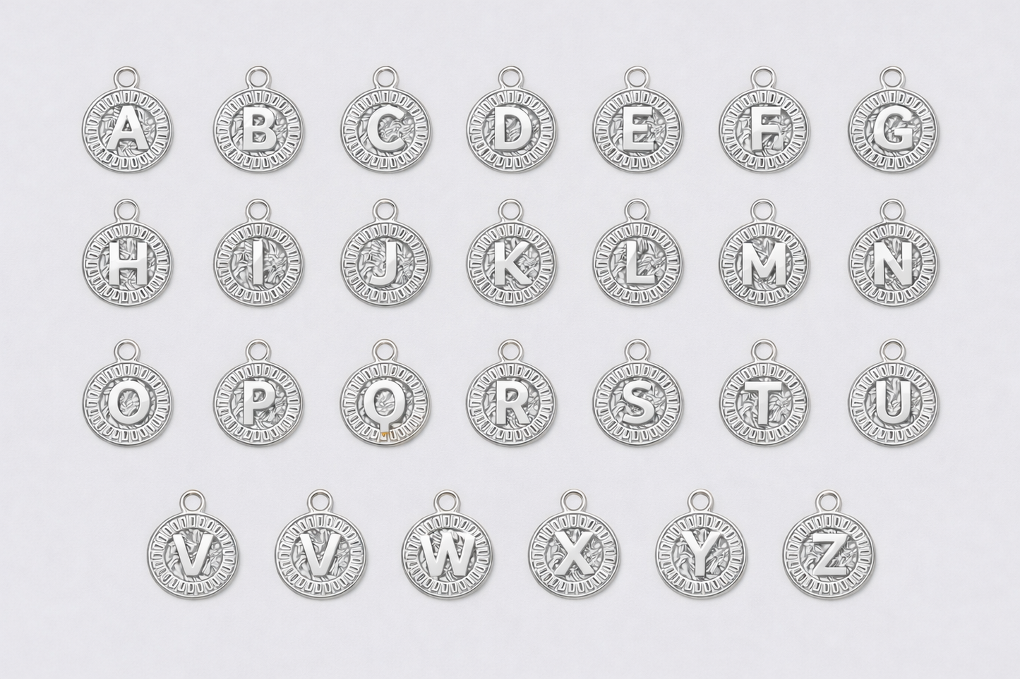Signature Coin Initial Necklace