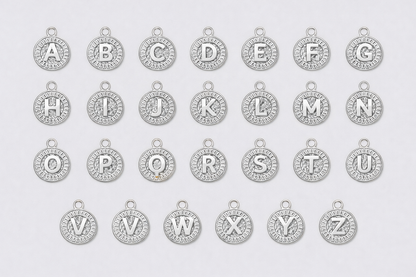 Signature Coin Initial Necklace
