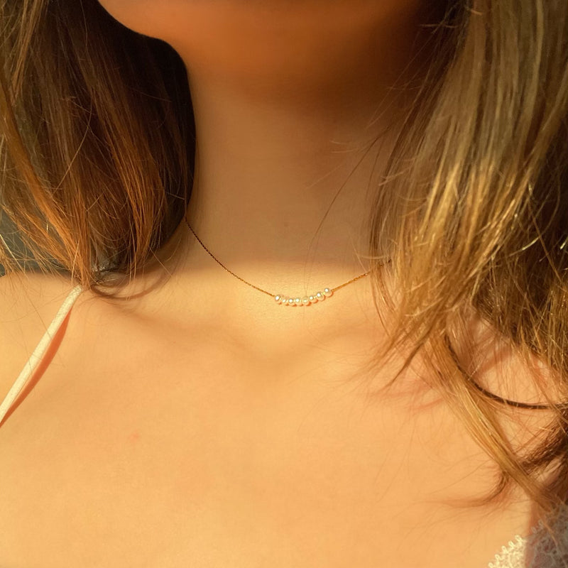 Grace Pearl Choker Necklace image 0