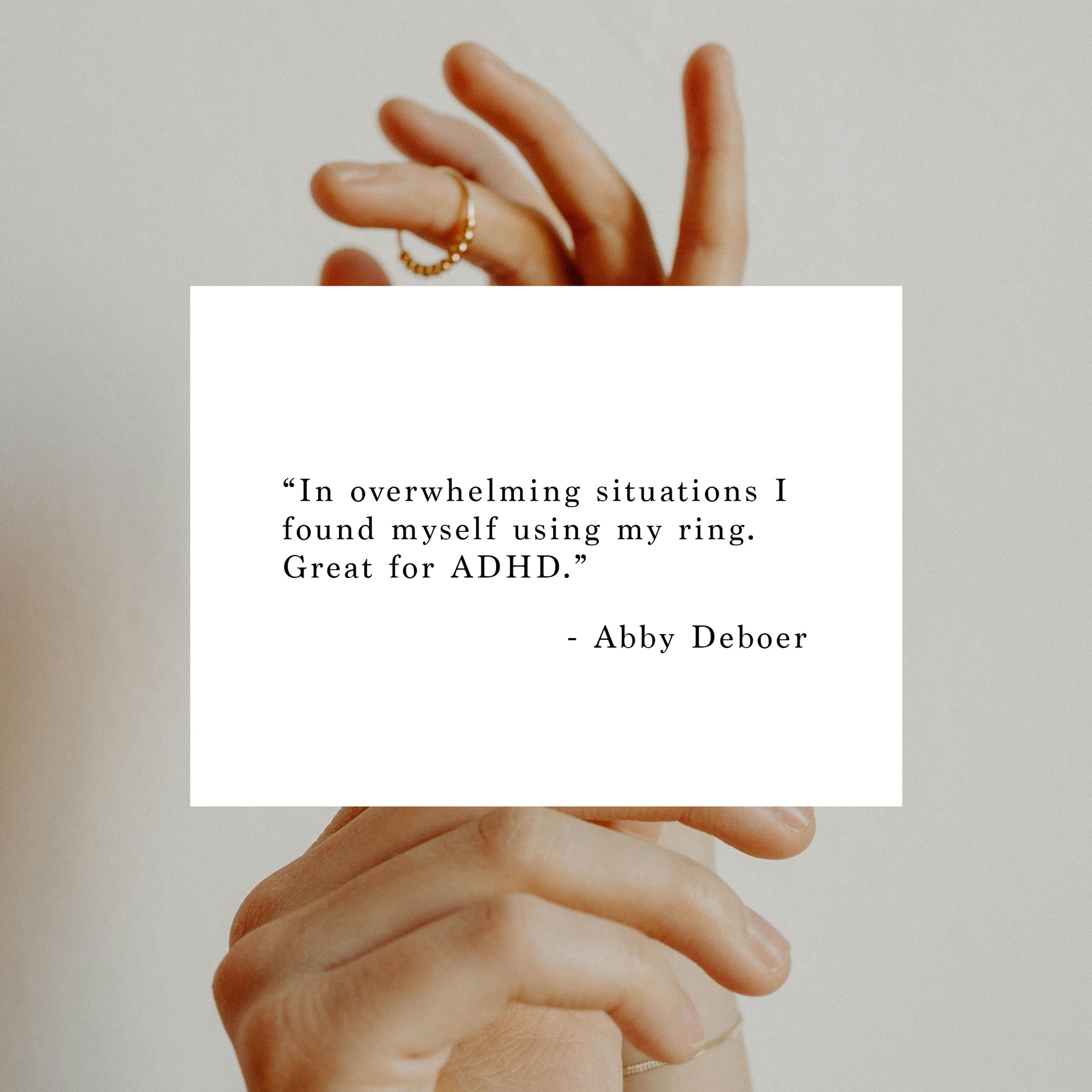 Sphere Anti Anxiety Fidget Ring image 9