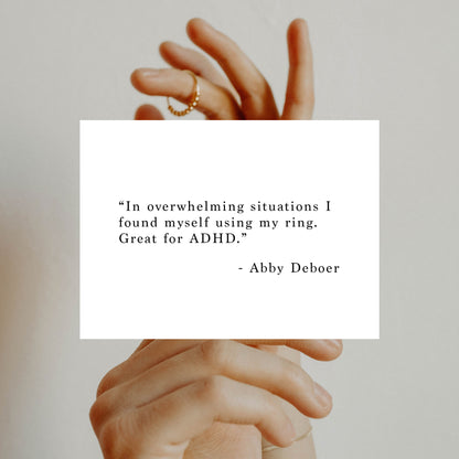 Sphere Anti Anxiety Fidget Ring image 9