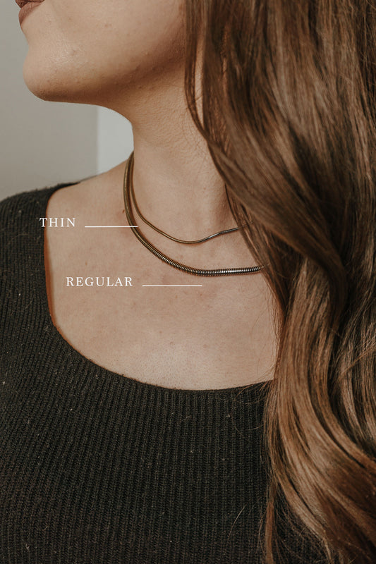 Mixed Snake Chain Necklace image 1