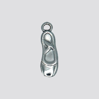 BALLET SHOE _SILVER charm