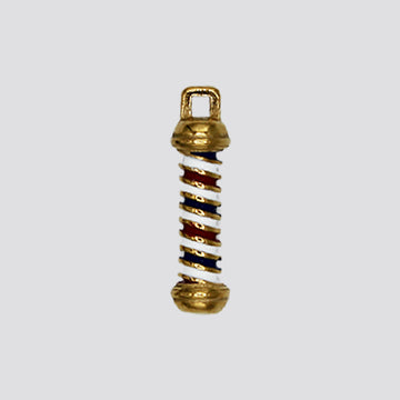 BARBER POLE charm