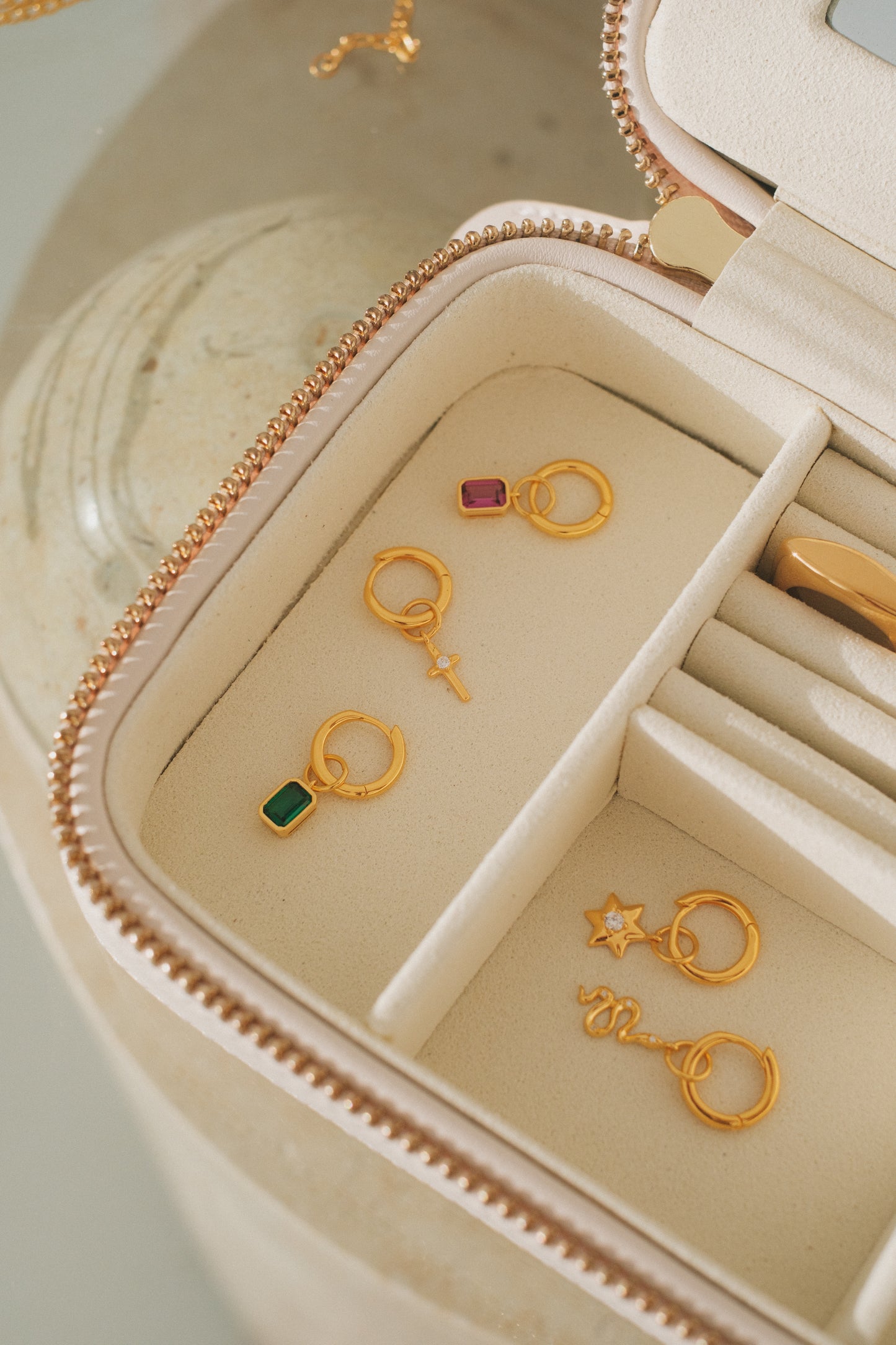 Gemstone Earring Charm image 5