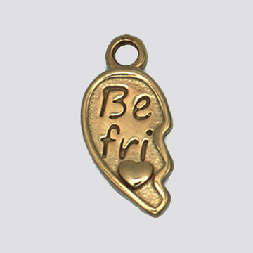 BEST FRIEND HEART - LEFT SIDE charm