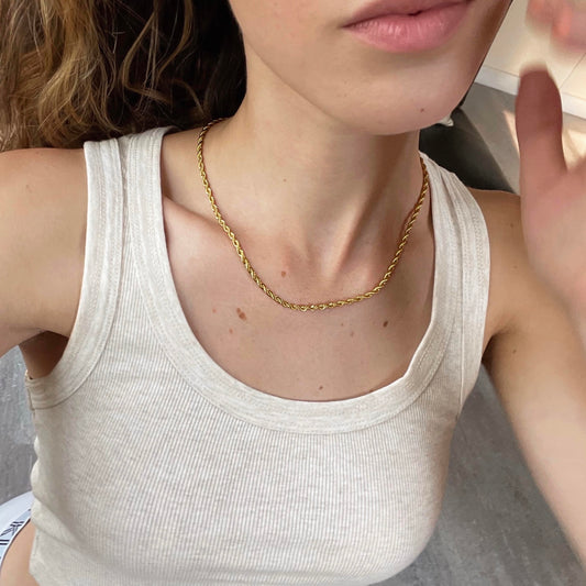 Tangled Rope Chain Necklace image 0