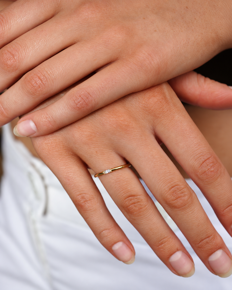 Brook Baguette Stone Ring