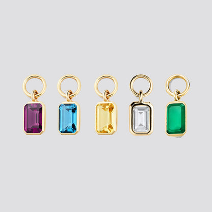 Gemstone Earring Charm image 0