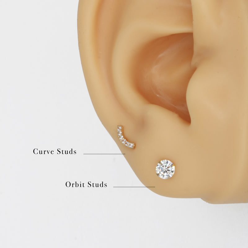 Curve Studs image 1