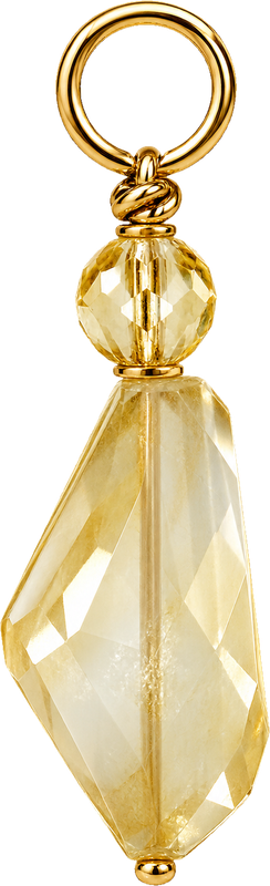 Cc angular yellow charm