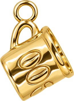 Coffee mug charm