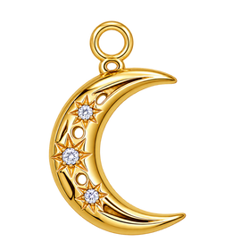 Crescent moon charm