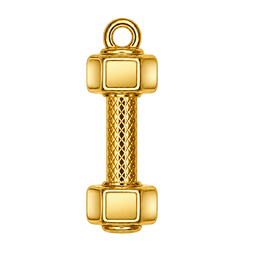Dumbell charm