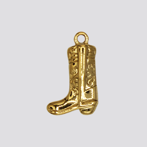 COWBOY BOOT - GOLD