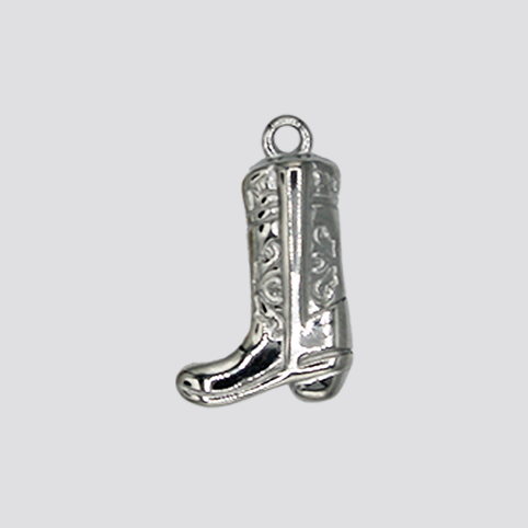 COWBOY BOOT - SILVER