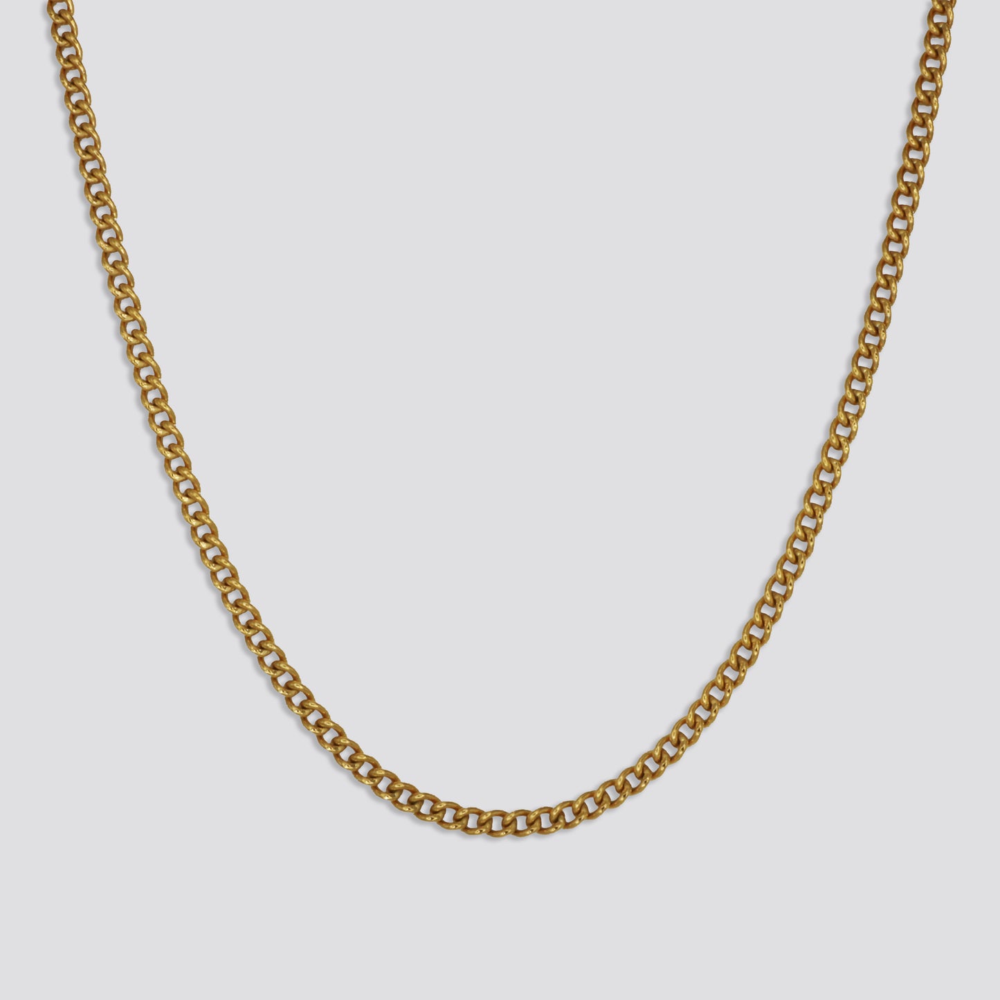 Queen Slim Curb Chain Necklace image 0