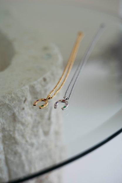 Just Your Luck Horseshoe Necklace image 2