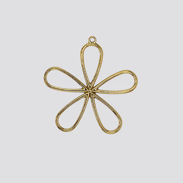 BIG LOOP FLOWER charm