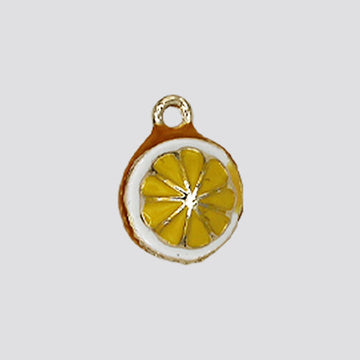 ORANGE SLICE charm