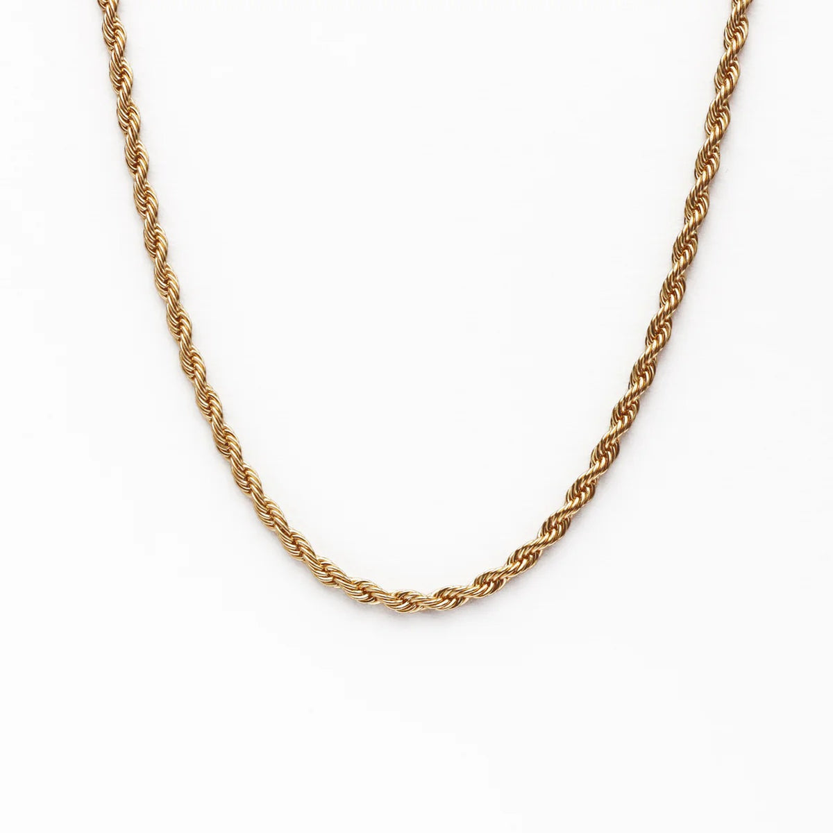 Chain Tangled Rope Chain Gold